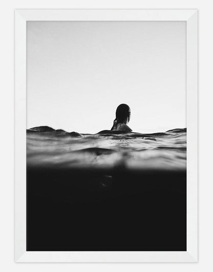 Morning Surf | Photography - Wall Art - A4 - White Frame - Australia