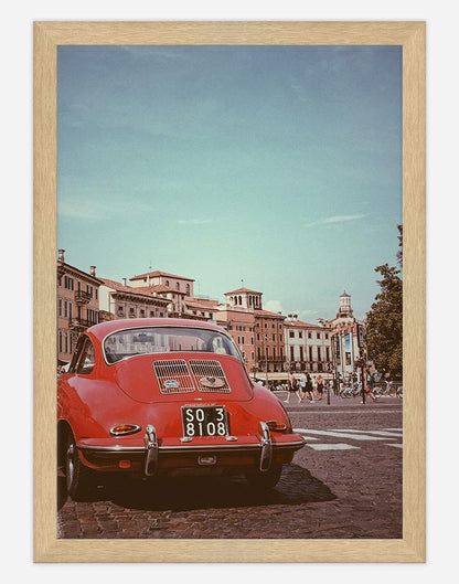 Porsche Italia | Photography - Wall Art - A4 - Timber Frame - Australia