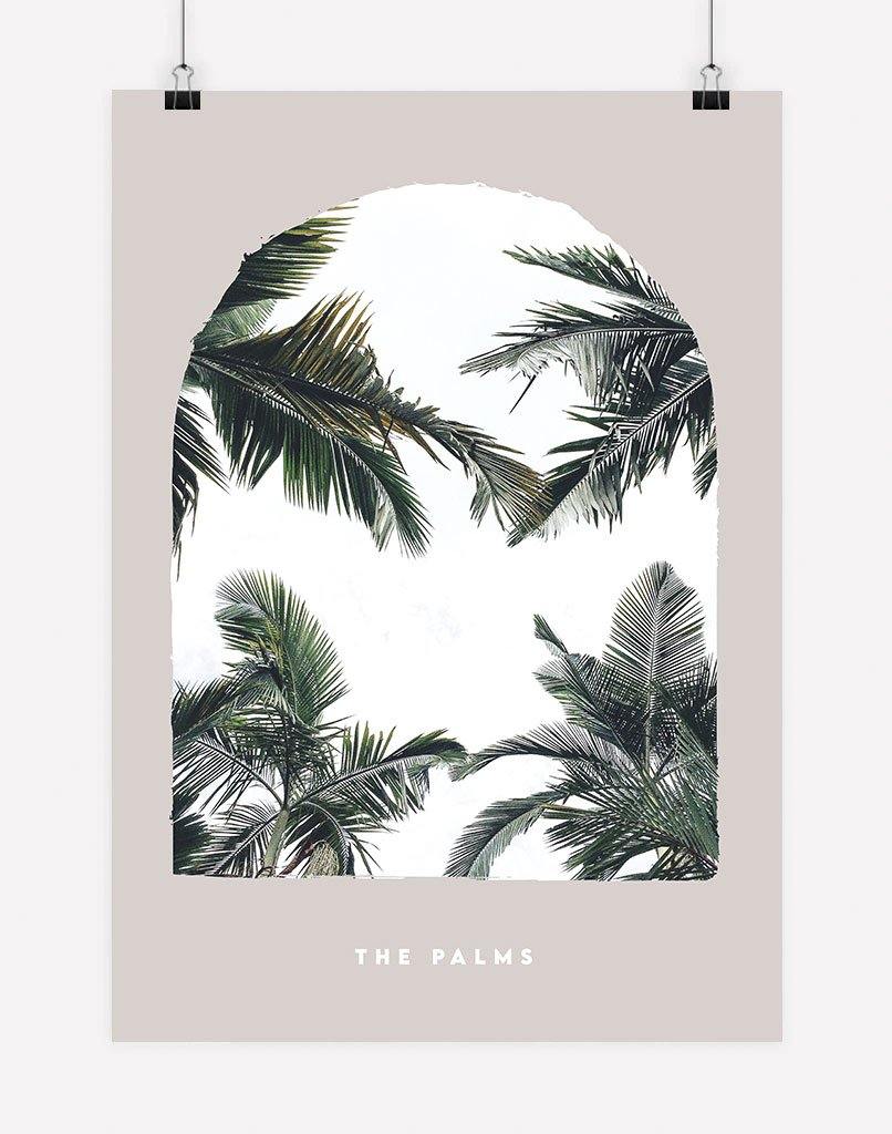 The Palms | Photography - Wall Art - A4 - Unframed - Blush Australia