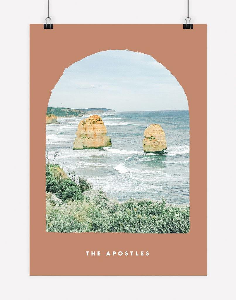 The Apostles | Photography - Wall Art - A4 - Unframed - Rust Australia