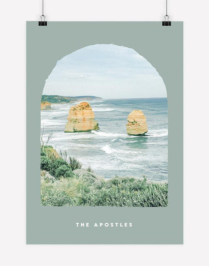 The Apostles | Photography - Wall Art - A4 - Unframed - Sage Australia