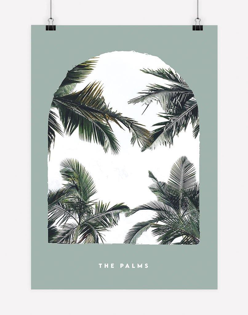 The Palms | Photography - Wall Art - A4 - Unframed - Sage Australia