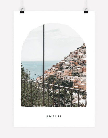 Amalfi II | Photography - Wall Art - A4 - Unframed - White Australia