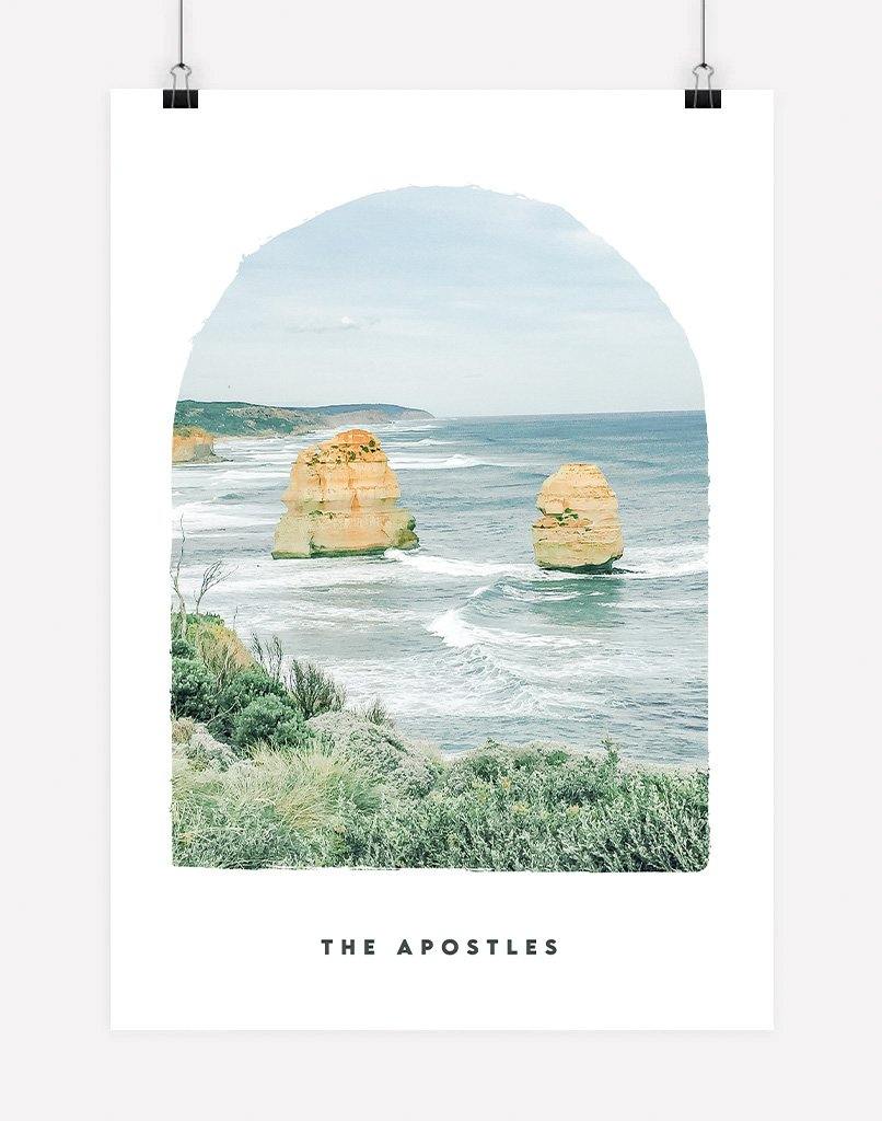The Apostles | Photography - Wall Art - A4 - Unframed - White Australia