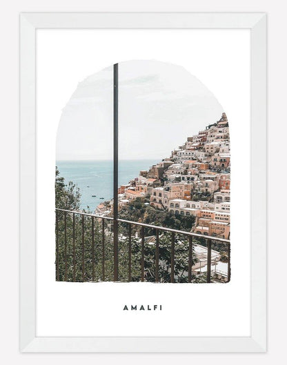 Amalfi II | Photography - Wall Art - A4 - White Frame - White Australia